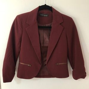 Maroon blazer
